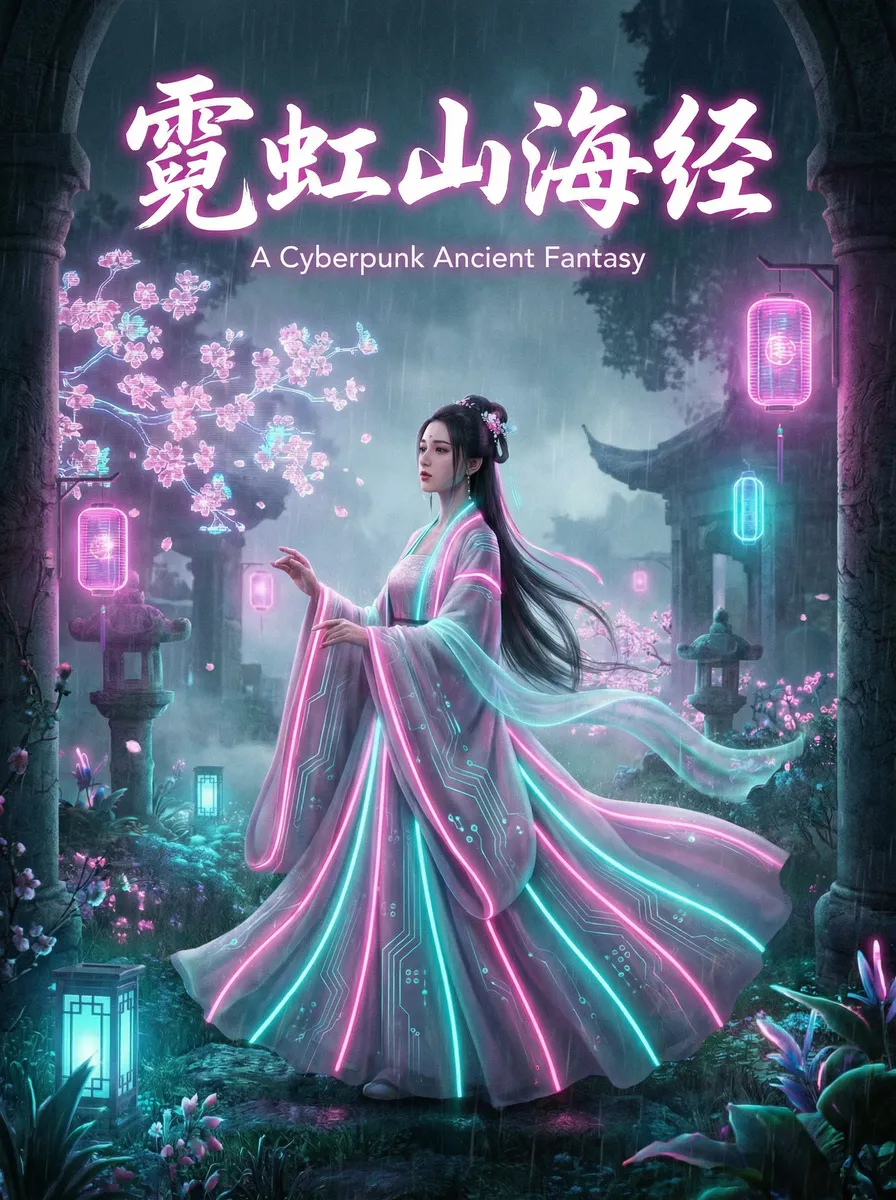 美女禁处受辱 古风奇缘短剧 - 霓虹山海经海报